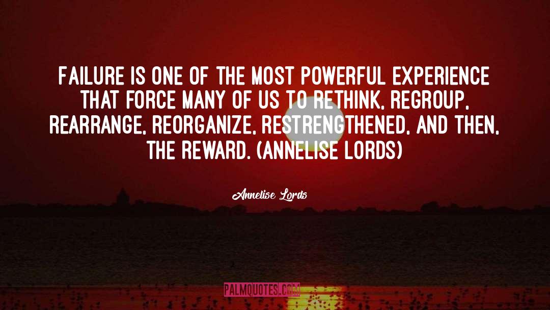 Regroup quotes by Annelise Lords