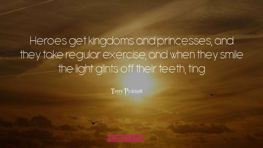 Regular Exercise quotes by Terry Pratchett