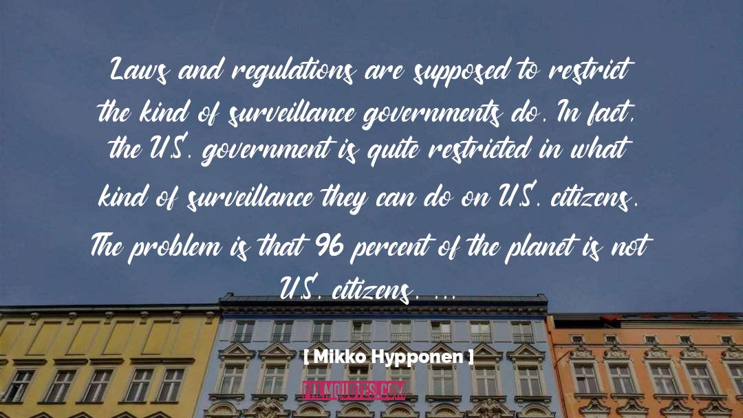 Regulations quotes by Mikko Hypponen