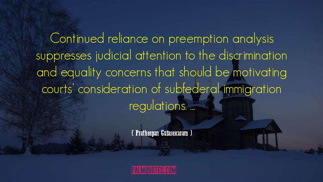 Regulations quotes by Pratheepan Gulasekaram