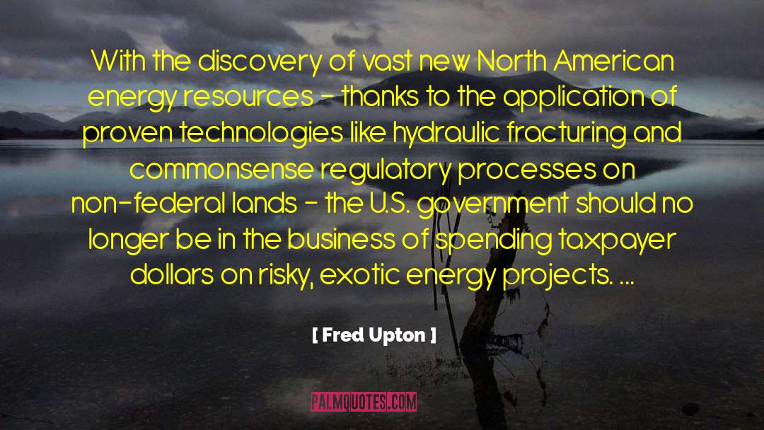 Regulatory quotes by Fred Upton