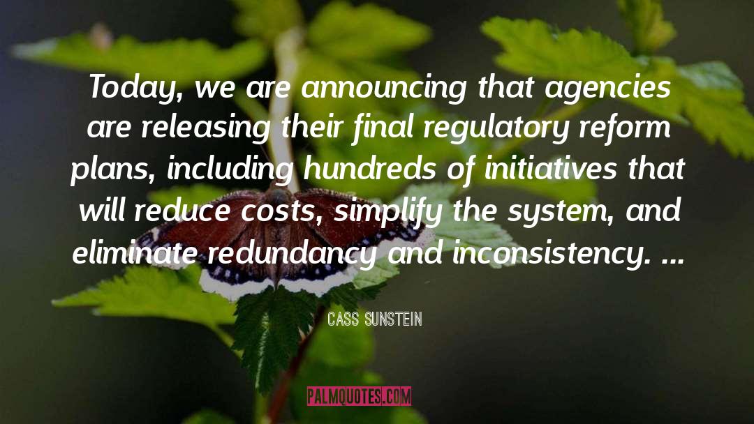 Regulatory quotes by Cass Sunstein