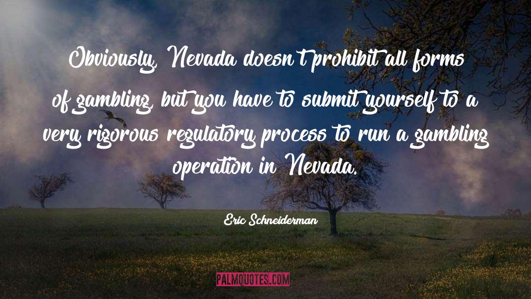 Regulatory quotes by Eric Schneiderman