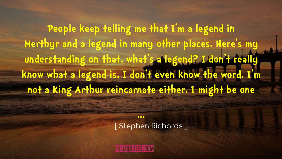 Reincarnate quotes by Stephen Richards