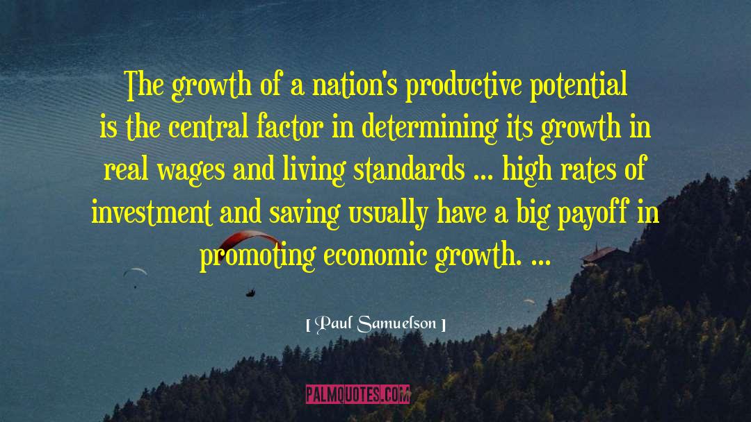 Reinertsen Economic Factors quotes by Paul Samuelson