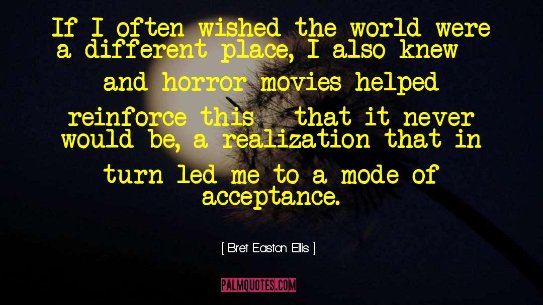 Reinforce quotes by Bret Easton Ellis