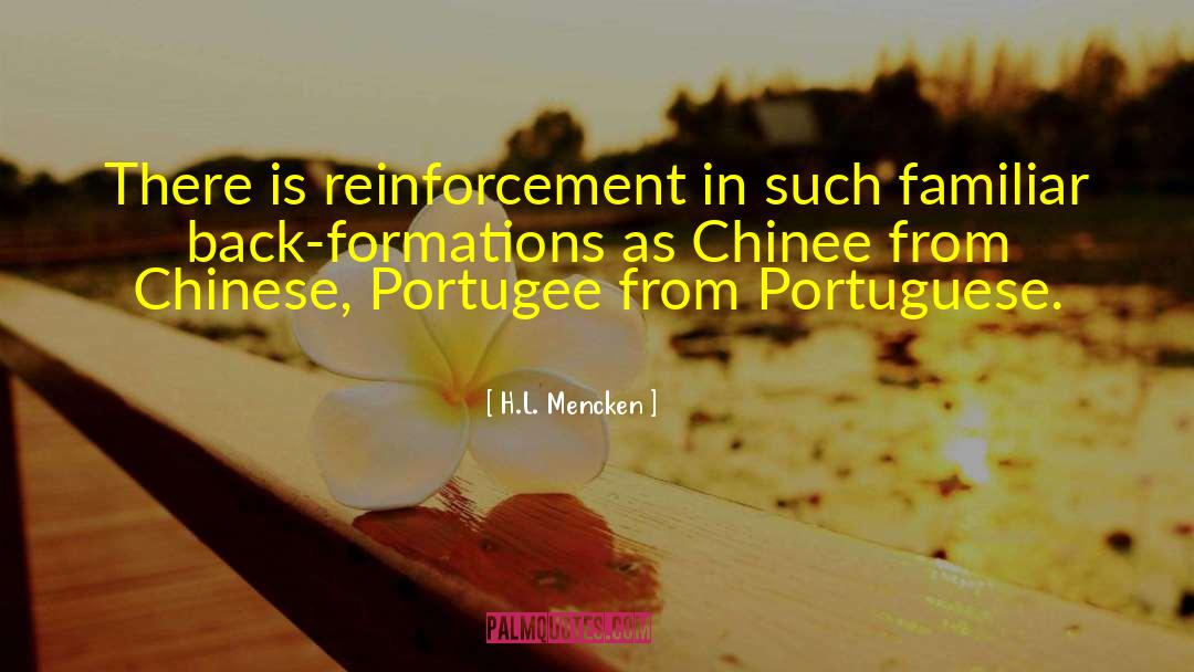 Reinforcement quotes by H.L. Mencken