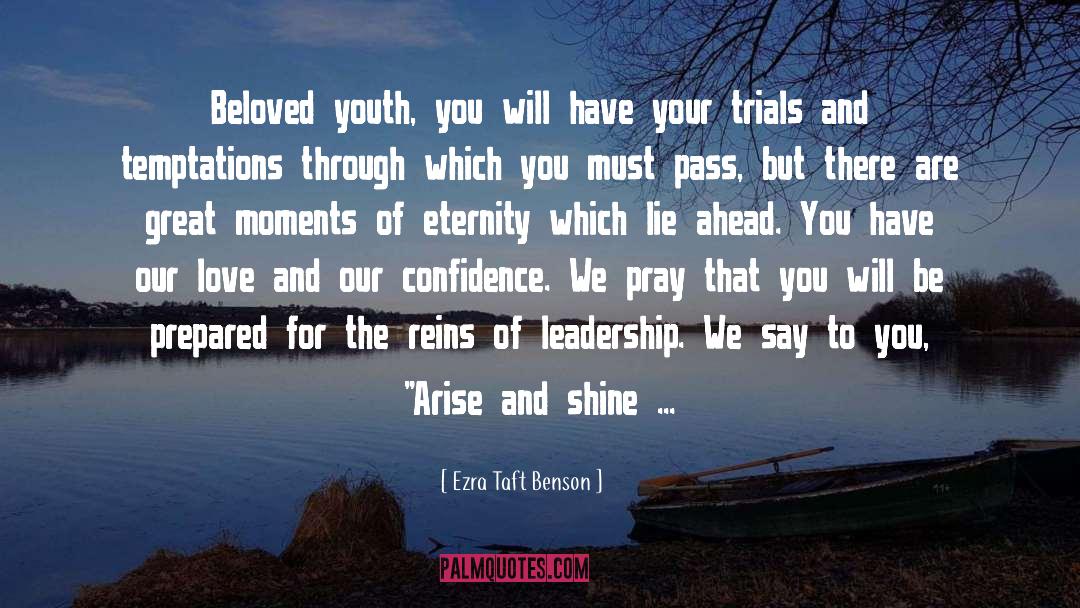 Reins quotes by Ezra Taft Benson