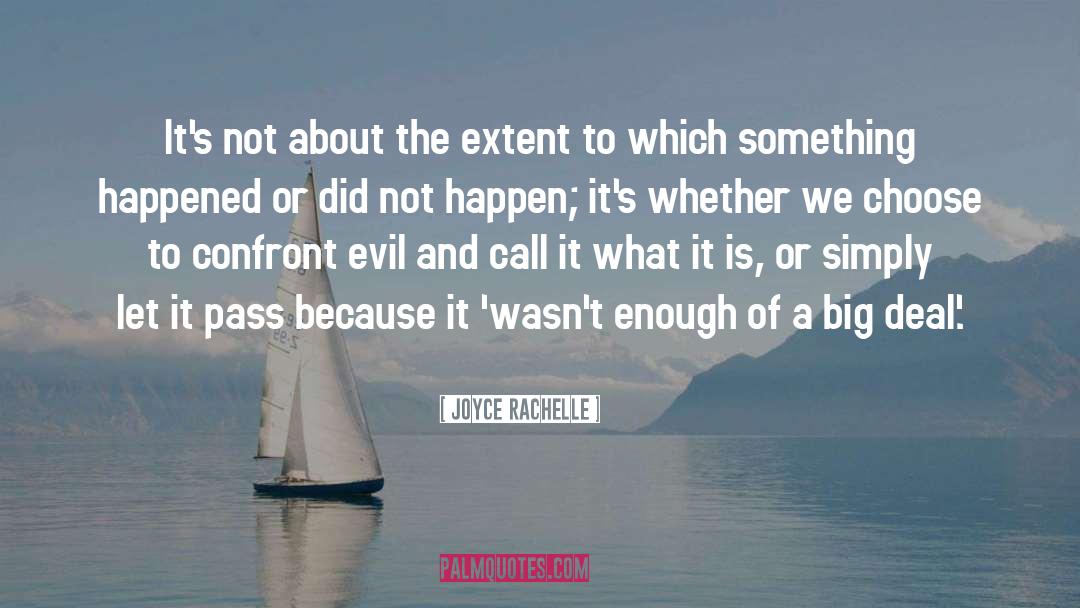 Reintegrative Justice quotes by Joyce Rachelle