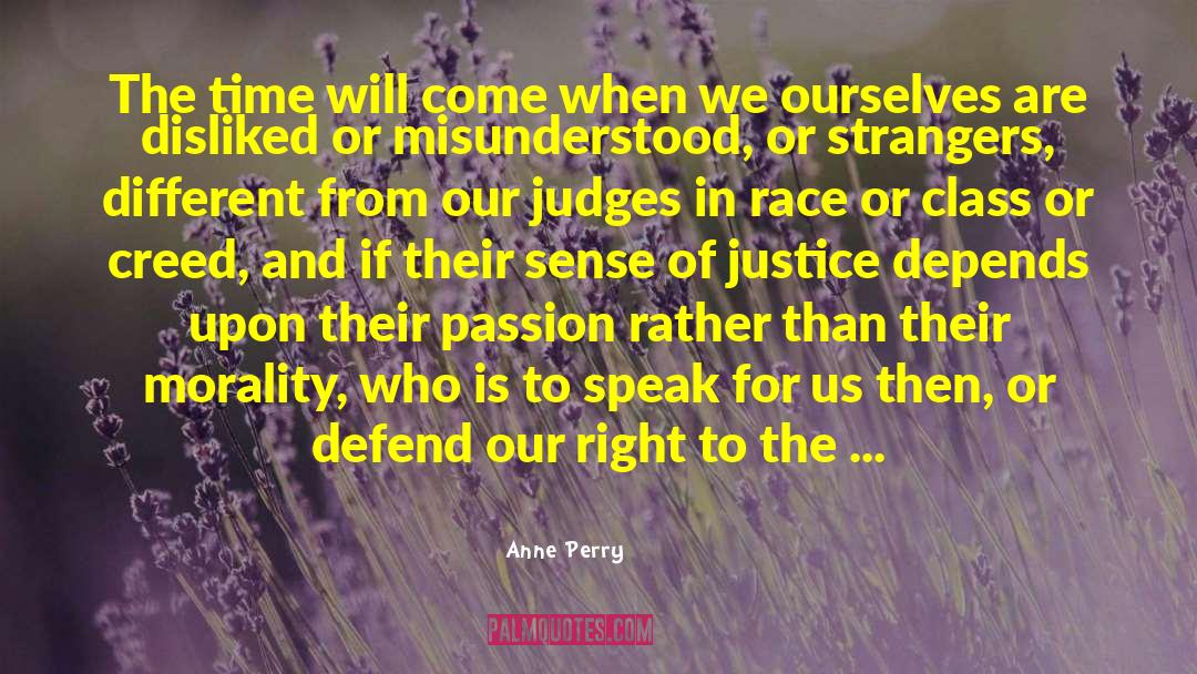 Reintegrative Justice quotes by Anne Perry