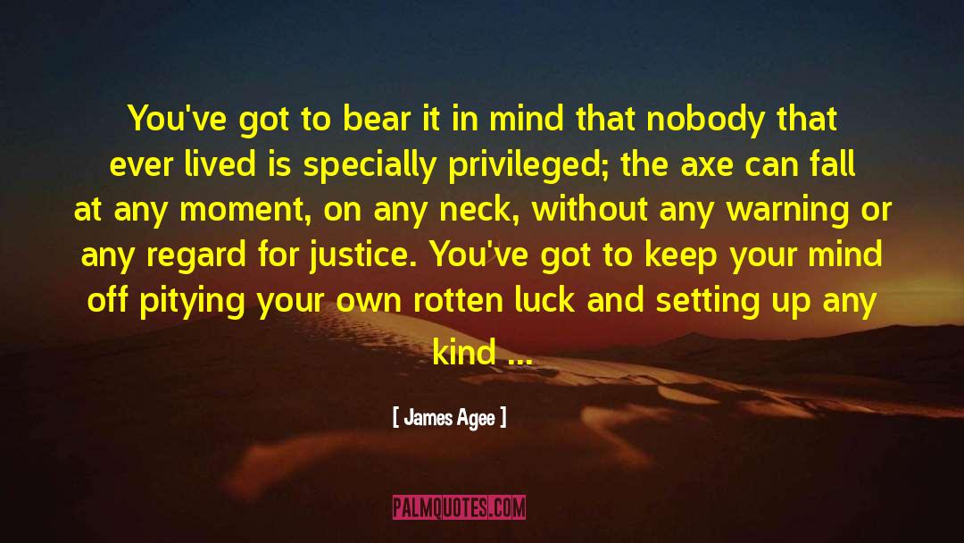 Reintegrative Justice quotes by James Agee