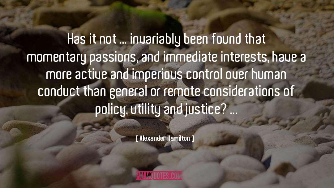 Reintegrative Justice quotes by Alexander Hamilton