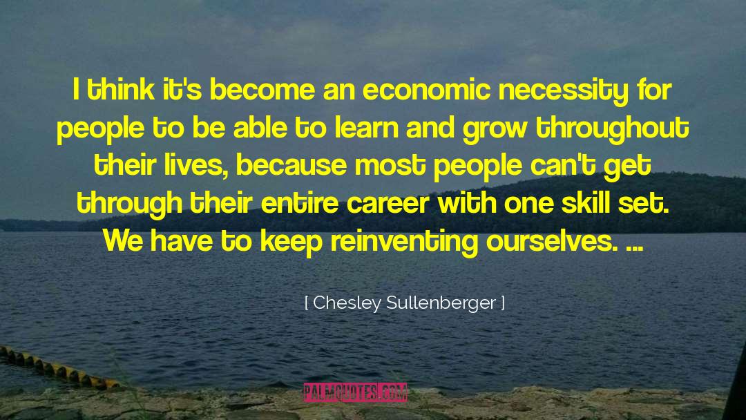 Reinventing quotes by Chesley Sullenberger