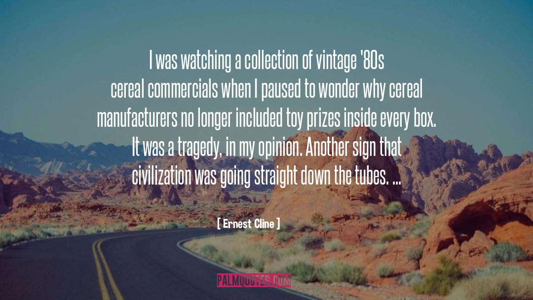 Reissues Of Vintage quotes by Ernest Cline