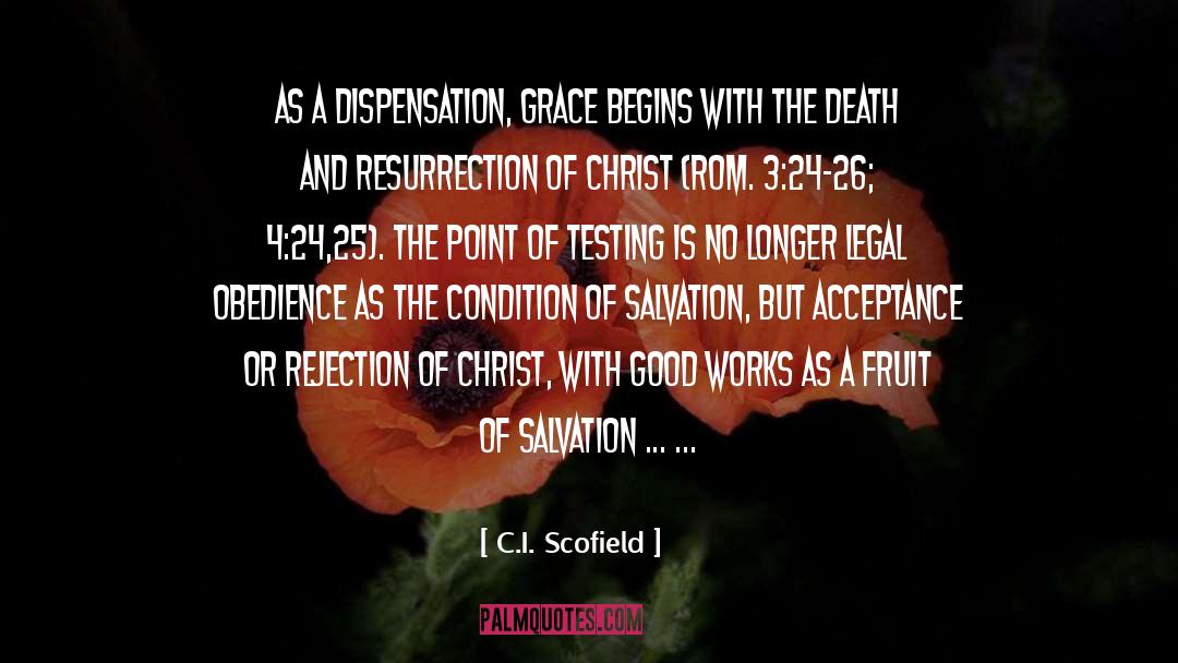 Rejection quotes by C.I. Scofield