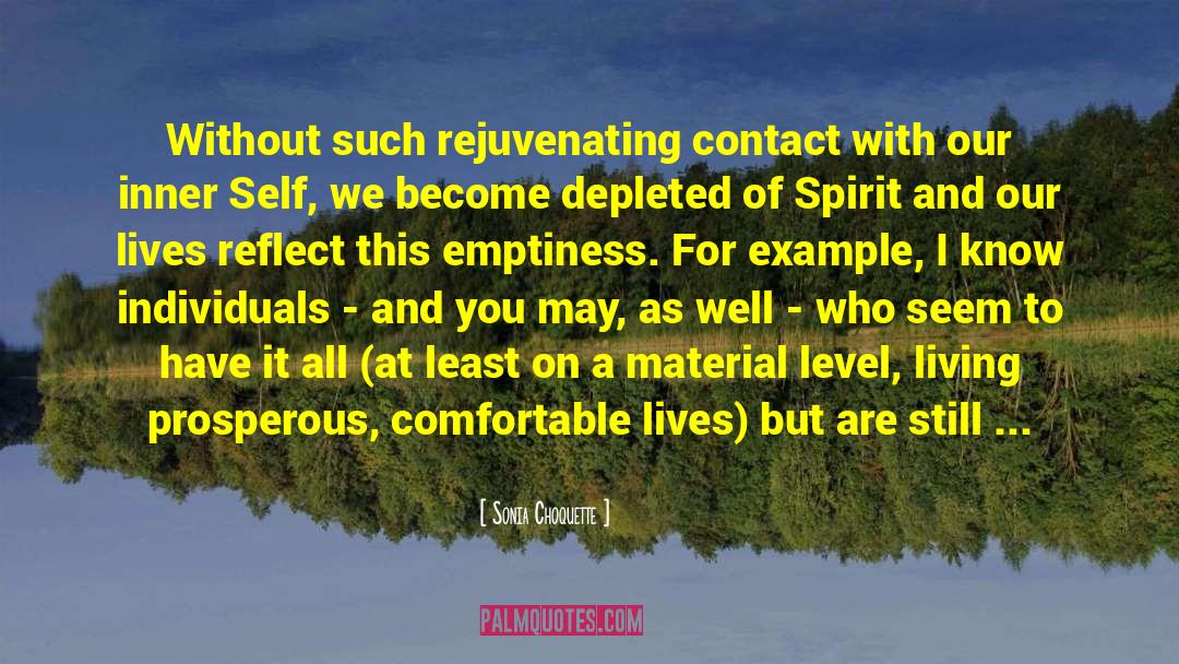 Rejuvenating quotes by Sonia Choquette