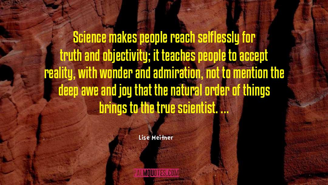 Relaity quotes by Lise Meitner