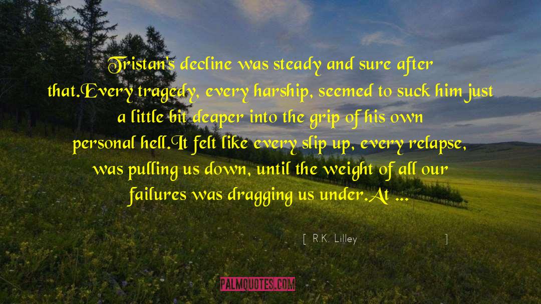 Relapse quotes by R.K. Lilley