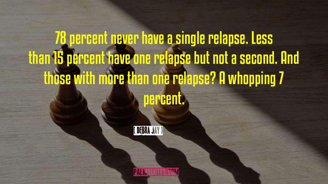 Relapse quotes by Debra Jay