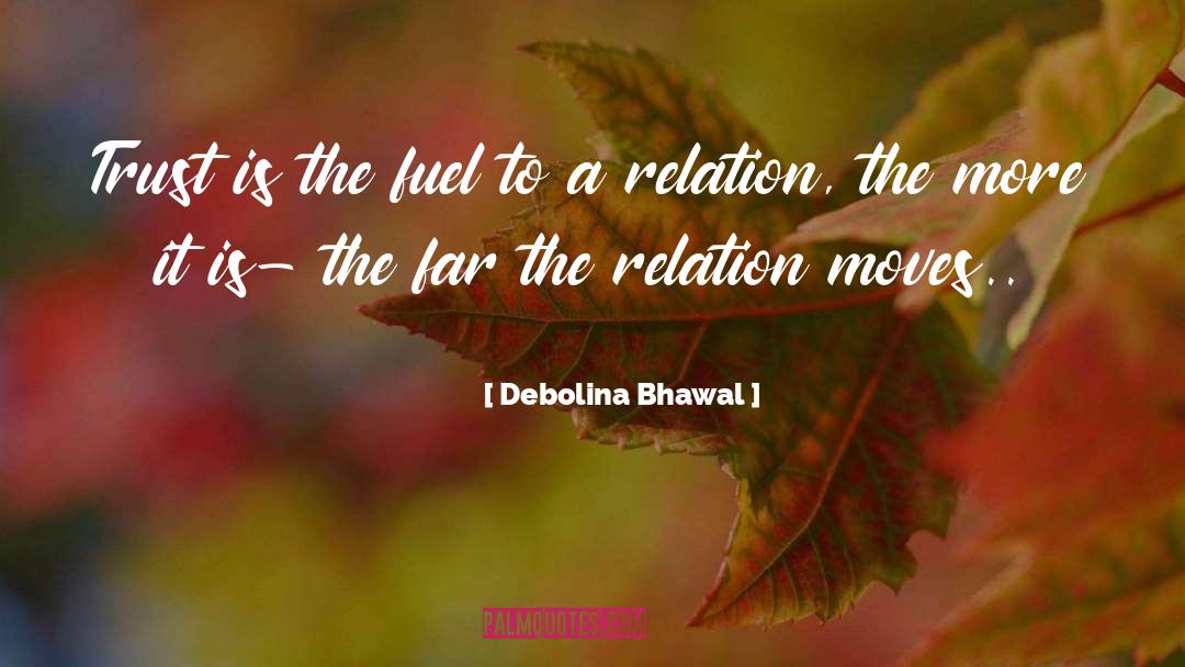 Relation quotes by Debolina Bhawal