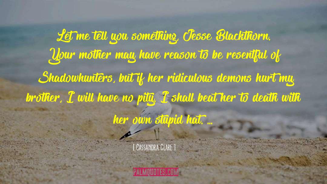 Relation With Brother quotes by Cassandra Clare