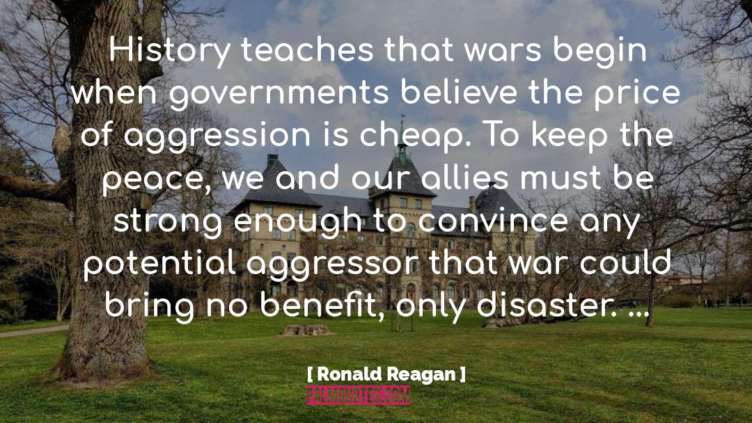 Relational Aggression quotes by Ronald Reagan