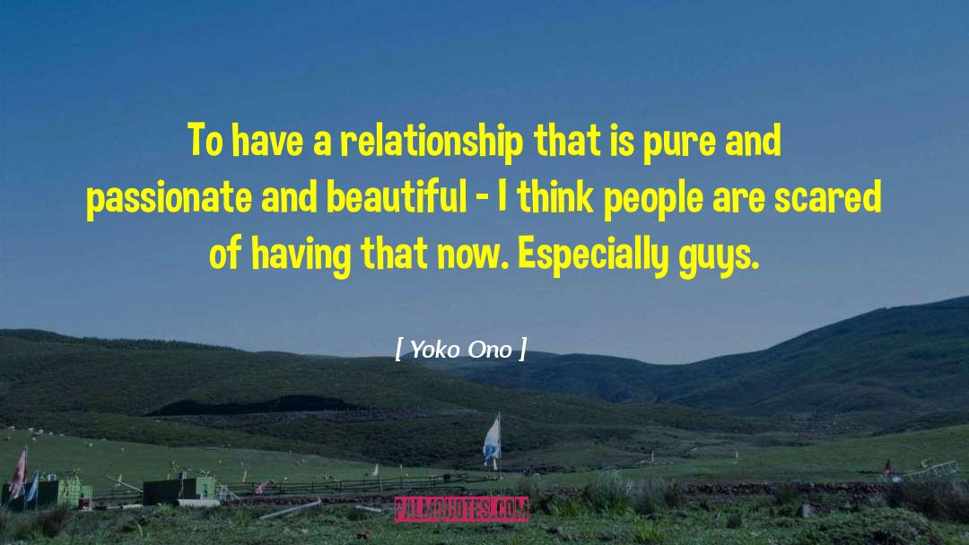 Relationship 101 quotes by Yoko Ono