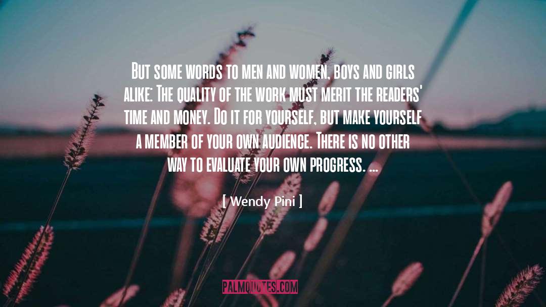 Relationship Advice For Women quotes by Wendy Pini