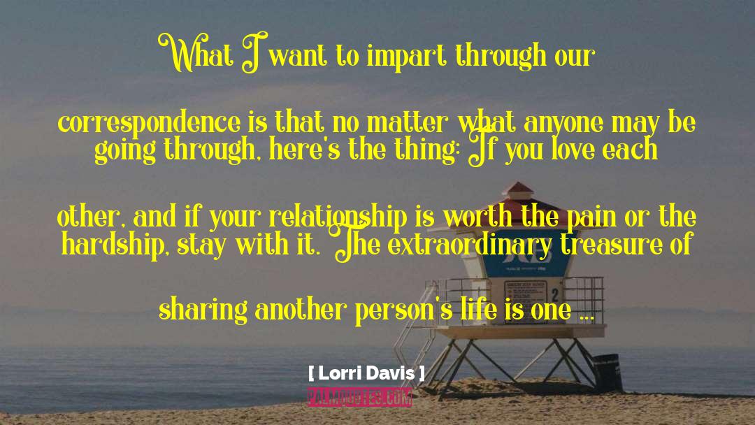 Relationship Books quotes by Lorri Davis