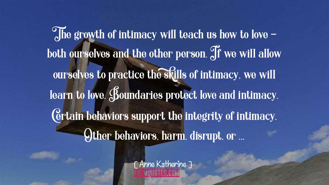 Relationship Boundaries quotes by Anne Katherine