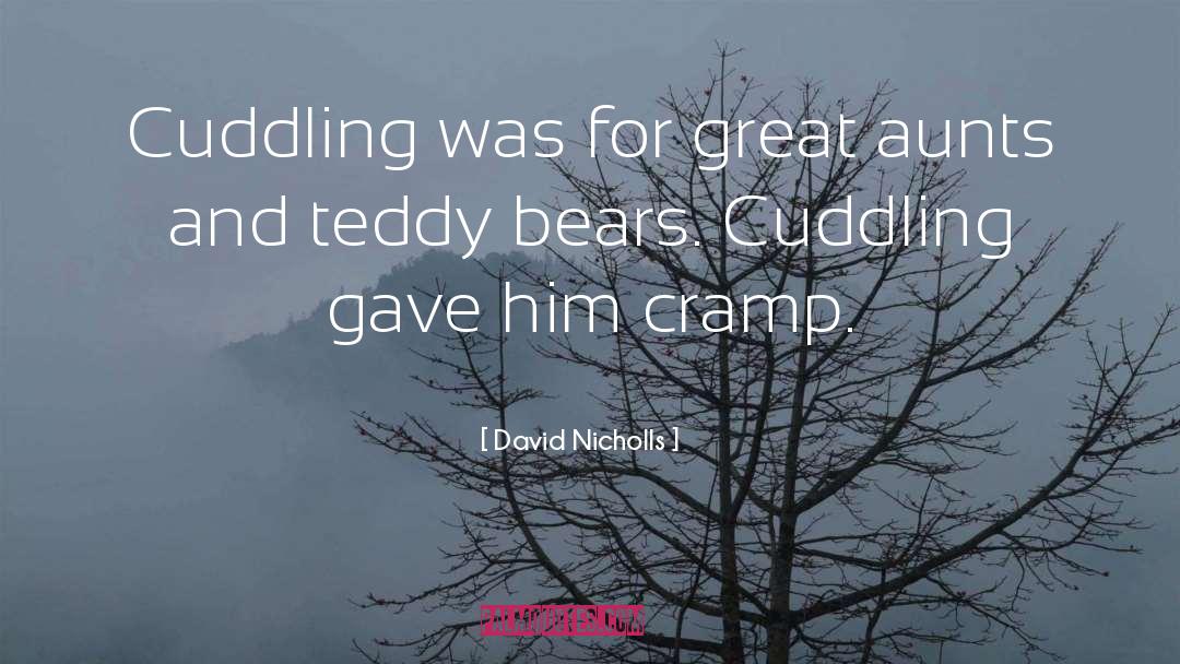 Relationship Cuddling quotes by David Nicholls