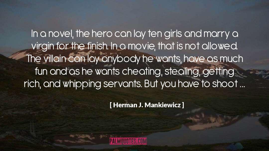 Relationship End quotes by Herman J. Mankiewicz