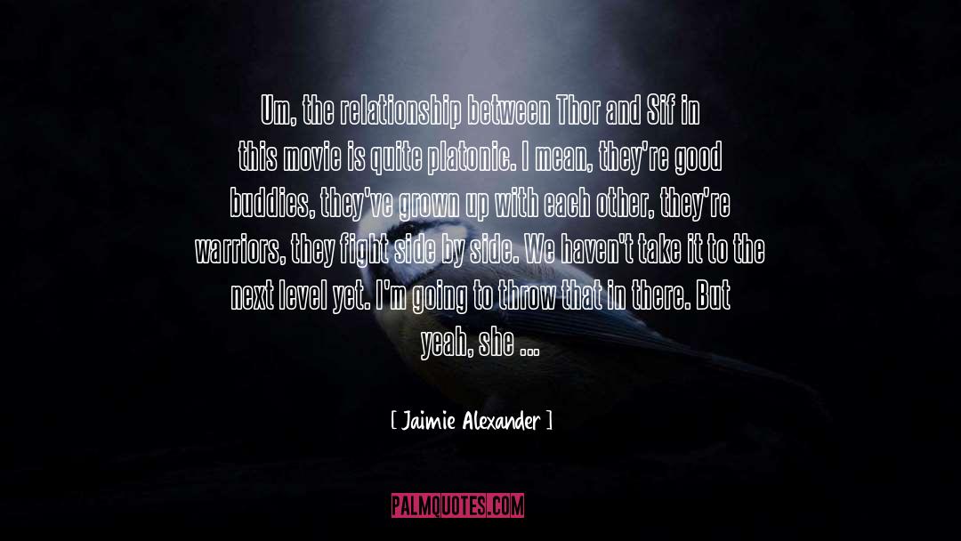 Relationship Friends quotes by Jaimie Alexander