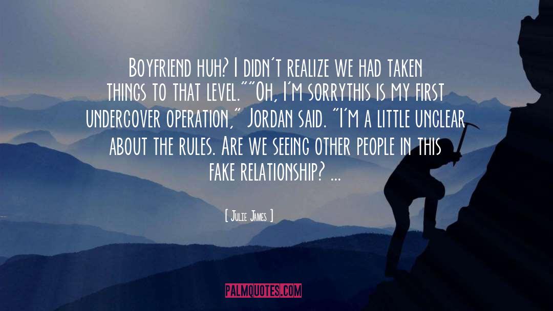 Relationship Humor quotes by Julie James