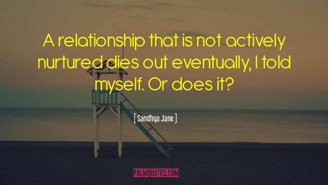Relationship Management quotes by Sandhya Jane