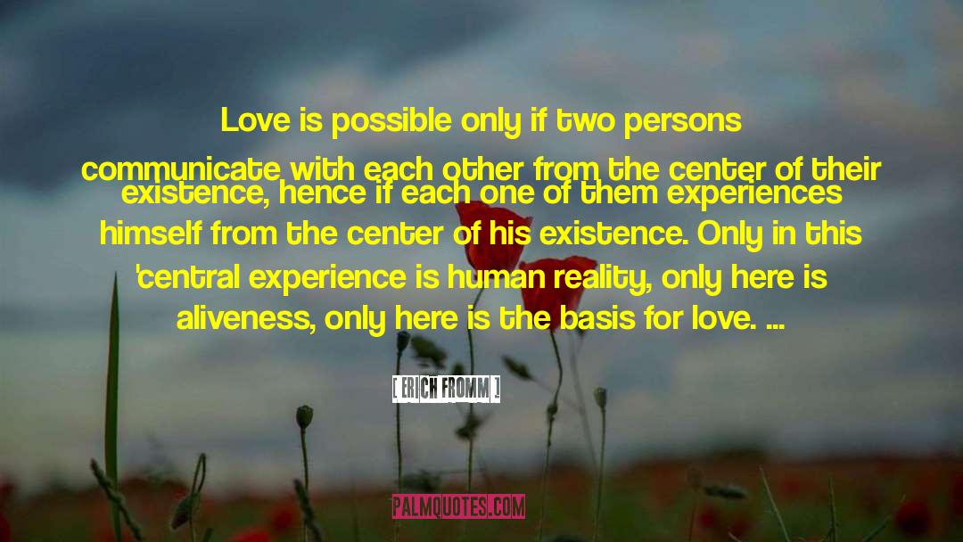 Relationship Of Love quotes by Erich Fromm