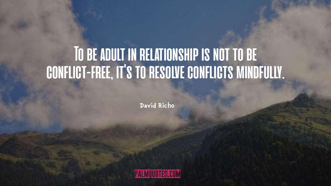 Relationship Online quotes by David Richo