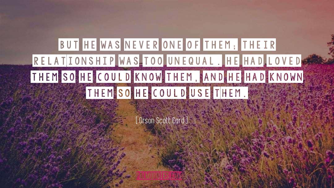 Relationship Renewal quotes by Orson Scott Card