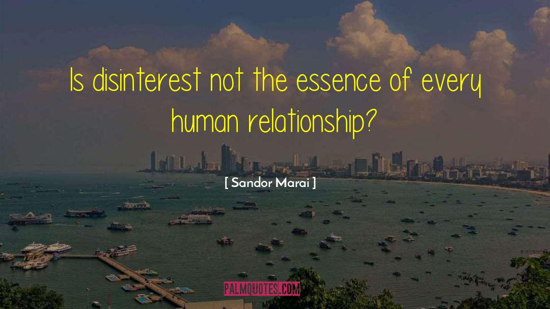 Relationship Renewal quotes by Sandor Marai