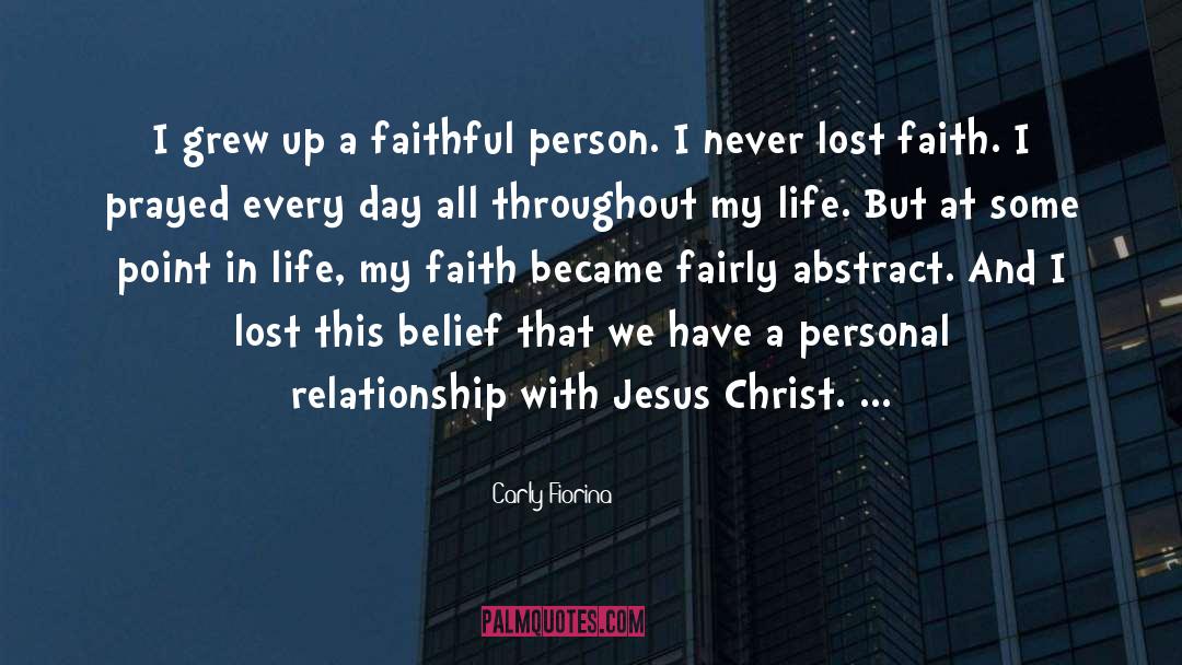 Relationship With Jesus quotes by Carly Fiorina