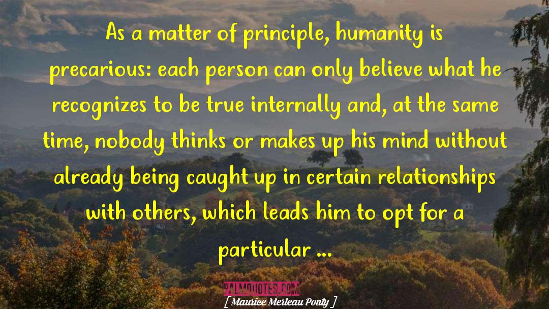 Relationships With Others quotes by Maurice Merleau Ponty