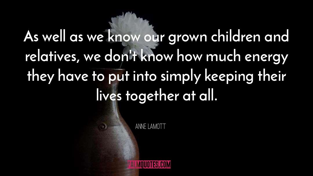 Relatives quotes by Anne Lamott
