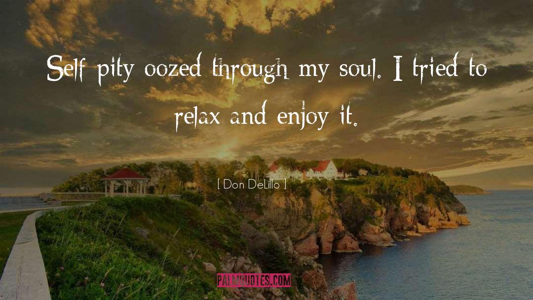 Relax And Enjoy quotes by Don DeLillo