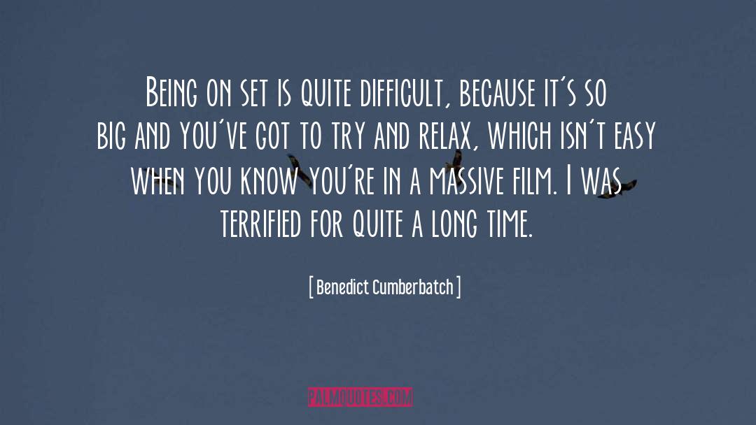 Relax quotes by Benedict Cumberbatch