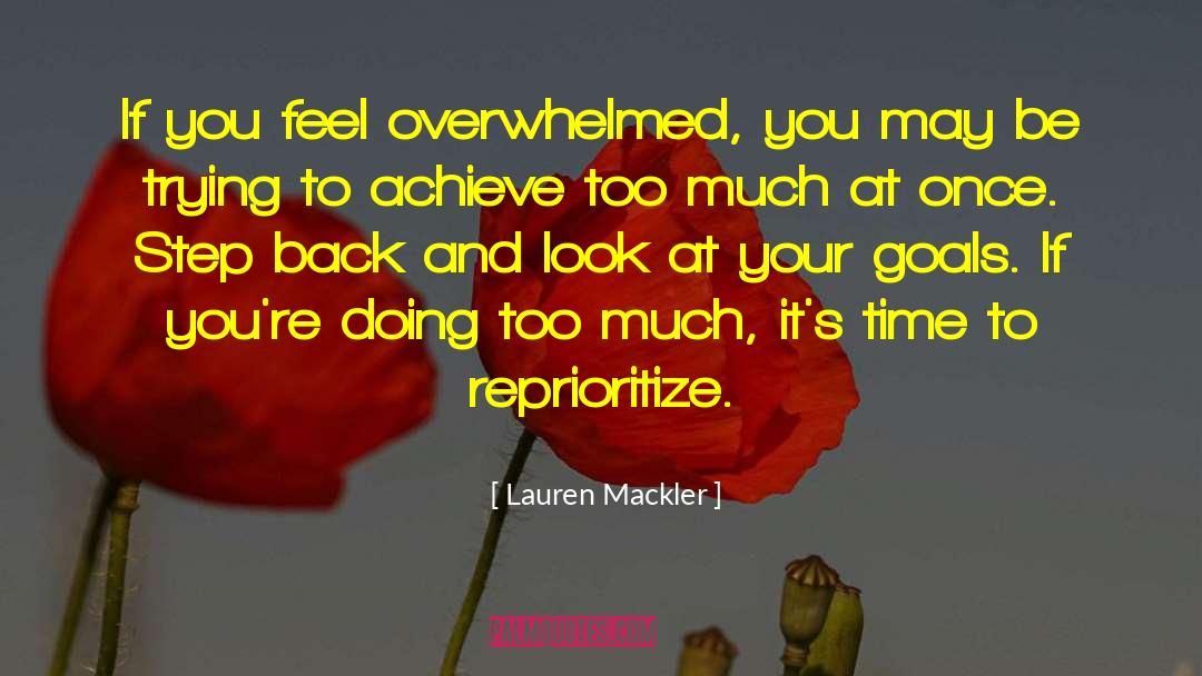 Relaxation And Stress quotes by Lauren Mackler