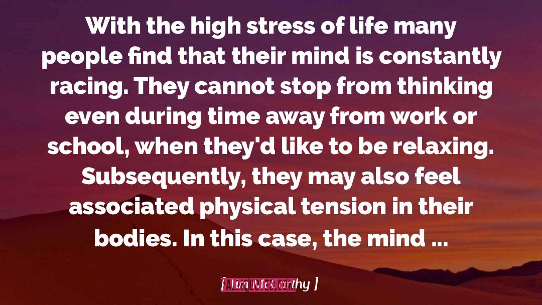 Relaxing Massage quotes by Tim McCarthy