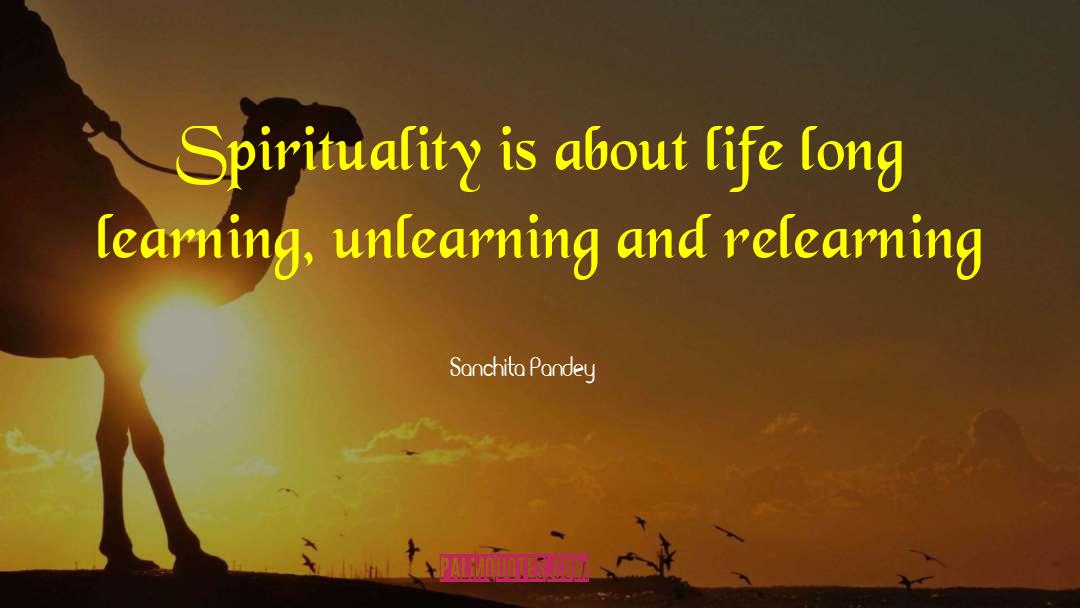 Relearning quotes by Sanchita Pandey