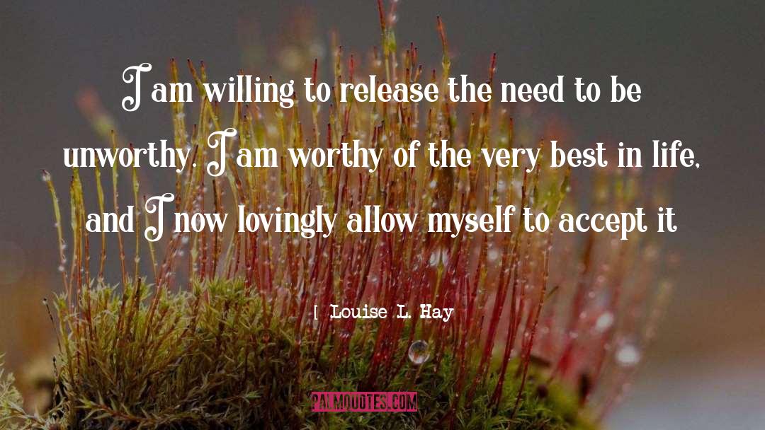 Release quotes by Louise L. Hay