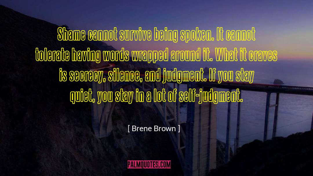 Releasing Shame quotes by Brene Brown