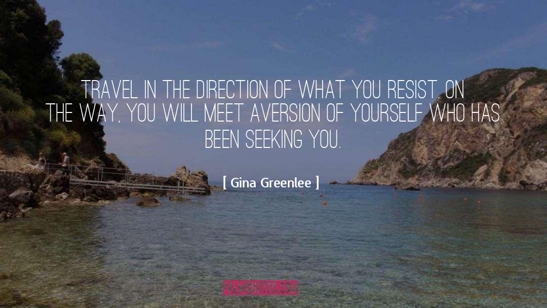 Relection Of Yourself quotes by Gina Greenlee